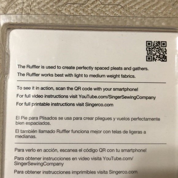 Singer Ruffler Foot - Picture 7 of 7